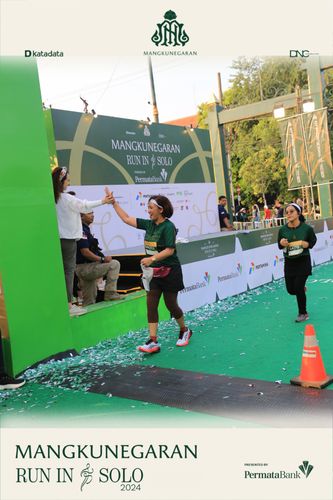 Race photo from Mangkunegaran Run 2024