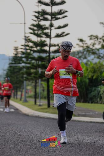 Race photo from CISANGKAN KBP CITY RUN 2025