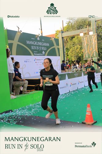 Race photo from Mangkunegaran Run 2024