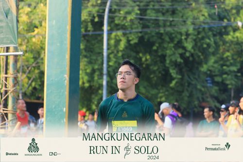 Race photo from Mangkunegaran Run 2024