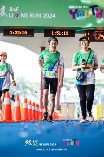Race photo from BAF LIONS RUN 2024