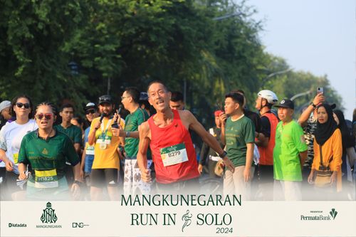 Race photo from Mangkunegaran Run 2024