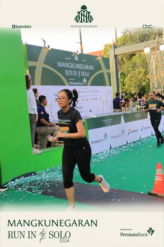 Race photo from Mangkunegaran Run 2024