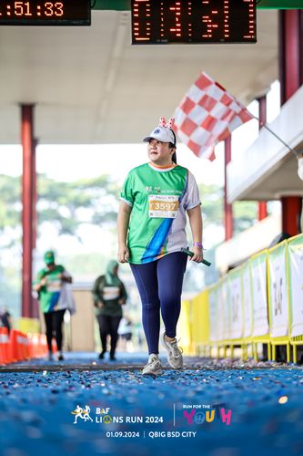 Race photo from BAF LIONS RUN 2024