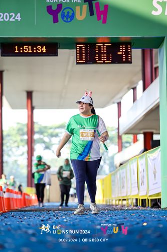 Race photo from BAF LIONS RUN 2024