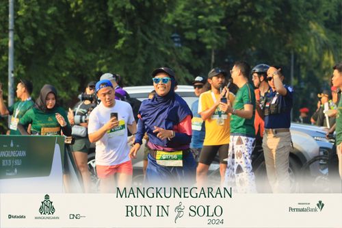 Race photo from Mangkunegaran Run 2024