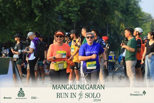 Race photo from Mangkunegaran Run 2024