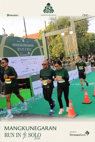 Race photo from Mangkunegaran Run 2024