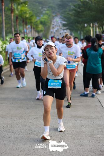 Race photo from Taman Budaya x BOGORUN 2025