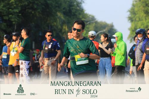 Race photo from Mangkunegaran Run 2024