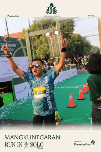 Race photo from Mangkunegaran Run 2024