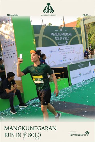 Race photo from Mangkunegaran Run 2024