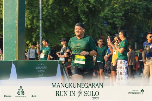 Race photo from Mangkunegaran Run 2024