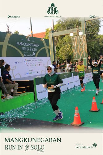 Race photo from Mangkunegaran Run 2024