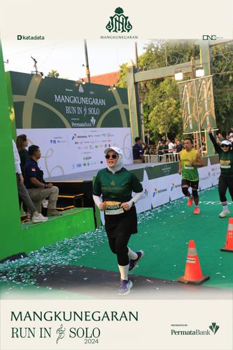 Race photo from Mangkunegaran Run 2024