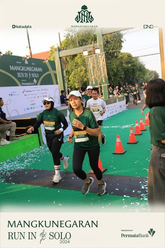 Race photo from Mangkunegaran Run 2024