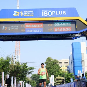 Race photo from SURABAYA ISOPLUS MARATHON 2026