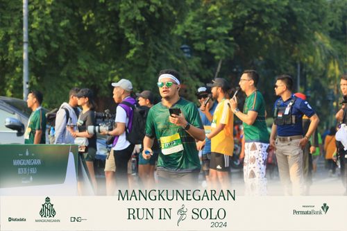 Race photo from Mangkunegaran Run 2024