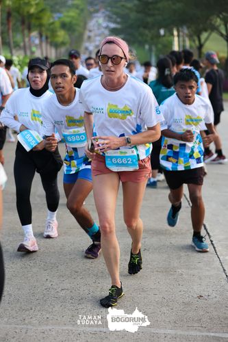 Race photo from Taman Budaya x BOGORUN 2025