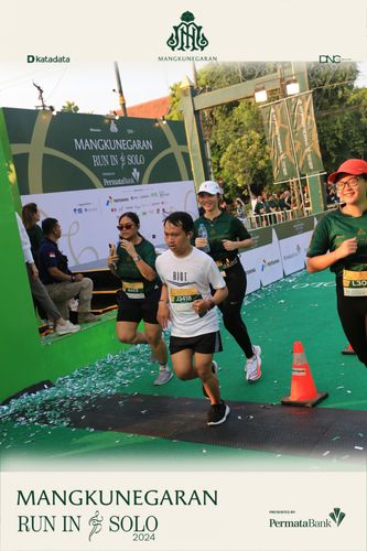Race photo from Mangkunegaran Run 2024