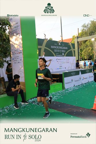 Race photo from Mangkunegaran Run 2024