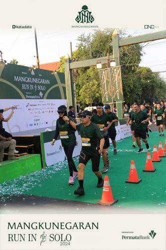 Race photo from Mangkunegaran Run 2024