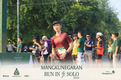 Race photo from Mangkunegaran Run 2024
