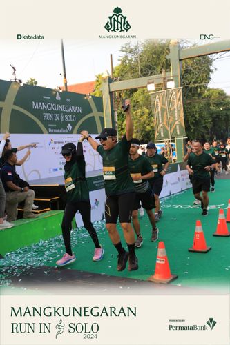 Race photo from Mangkunegaran Run 2024