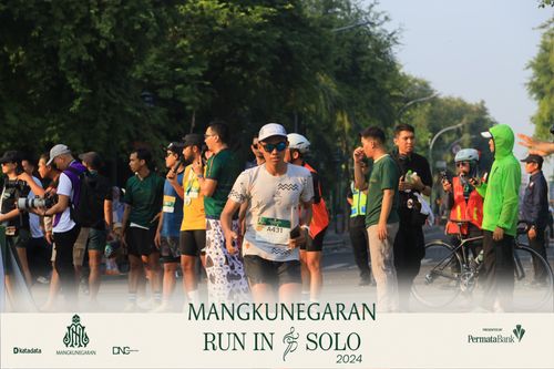 Race photo from Mangkunegaran Run 2024