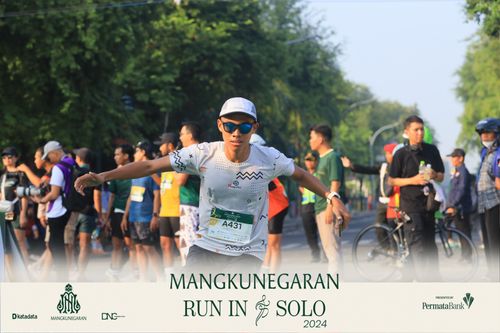 Race photo from Mangkunegaran Run 2024