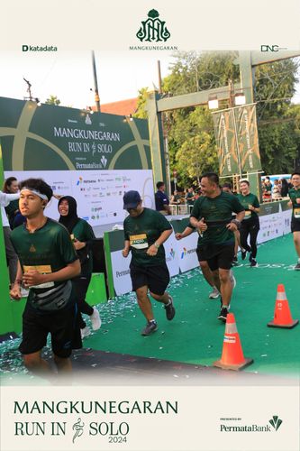 Race photo from Mangkunegaran Run 2024