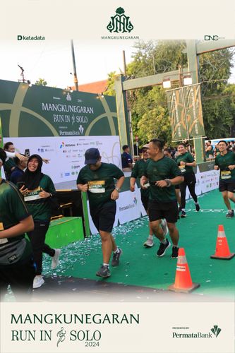 Race photo from Mangkunegaran Run 2024
