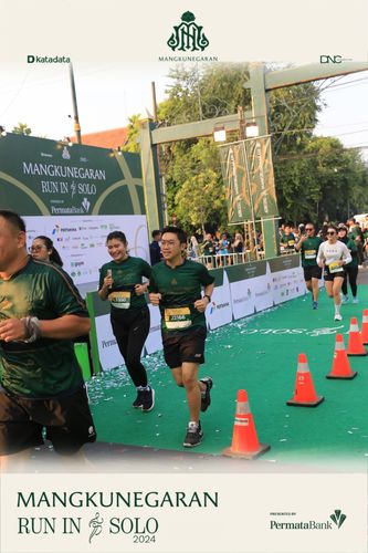 Race photo from Mangkunegaran Run 2024