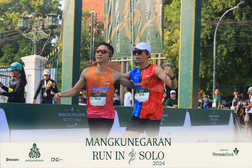 Race photo from Mangkunegaran Run 2024