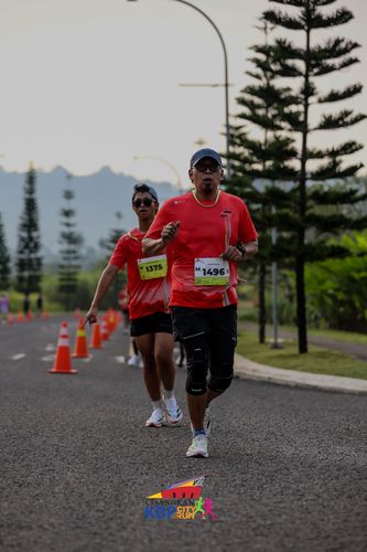 Race photo from CISANGKAN KBP CITY RUN 2025