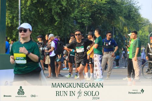 Race photo from Mangkunegaran Run 2024