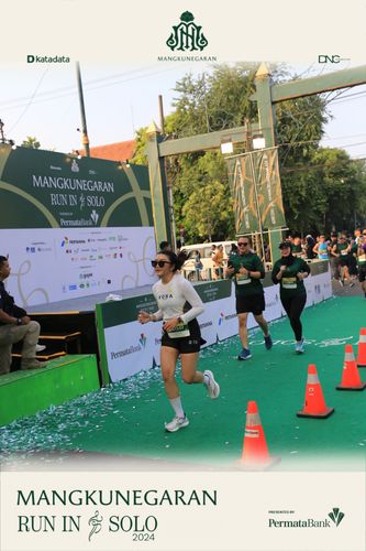 Race photo from Mangkunegaran Run 2024