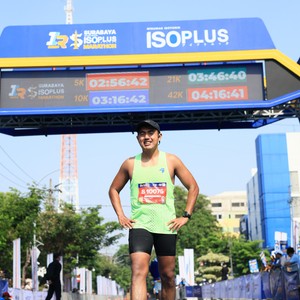 Race photo from SURABAYA ISOPLUS MARATHON 2026