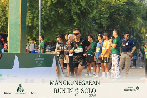 Race photo from Mangkunegaran Run 2024