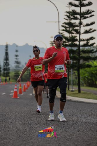 Race photo from CISANGKAN KBP CITY RUN 2025