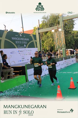 Race photo from Mangkunegaran Run 2024