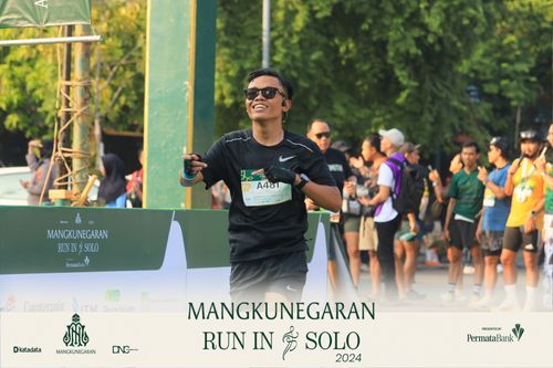Race photo from Mangkunegaran Run 2024