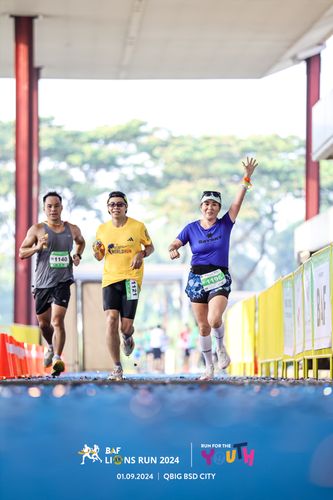 Race photo from BAF LIONS RUN 2024