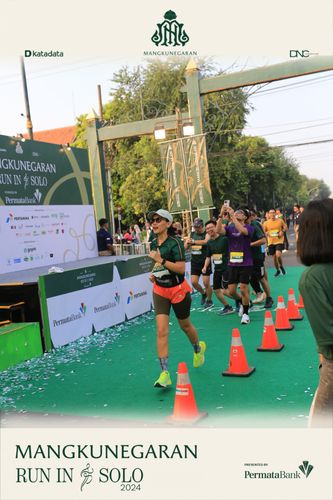 Race photo from Mangkunegaran Run 2024