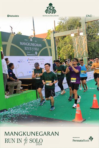 Race photo from Mangkunegaran Run 2024