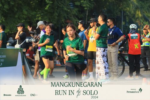 Race photo from Mangkunegaran Run 2024