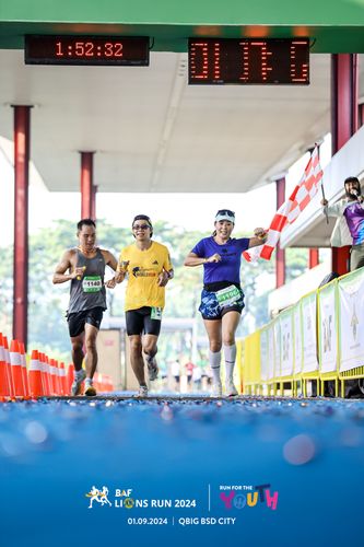 Race photo from BAF LIONS RUN 2024