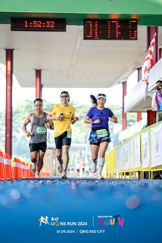 Race photo from BAF LIONS RUN 2024