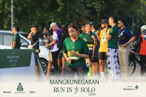Race photo from Mangkunegaran Run 2024