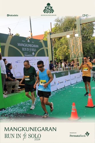 Race photo from Mangkunegaran Run 2024